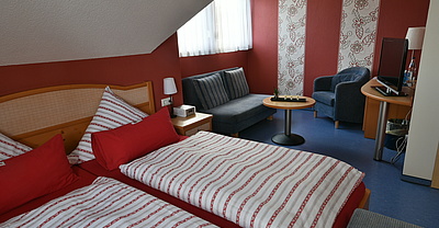 Doppelzimmer im Hotel Pension Ederstrand
